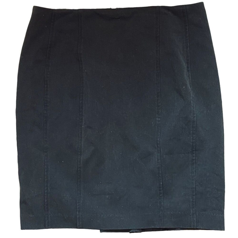 Express Pencil Skirt Fully Lined Back Slit Hidden Zipper Black Women’s Size 10